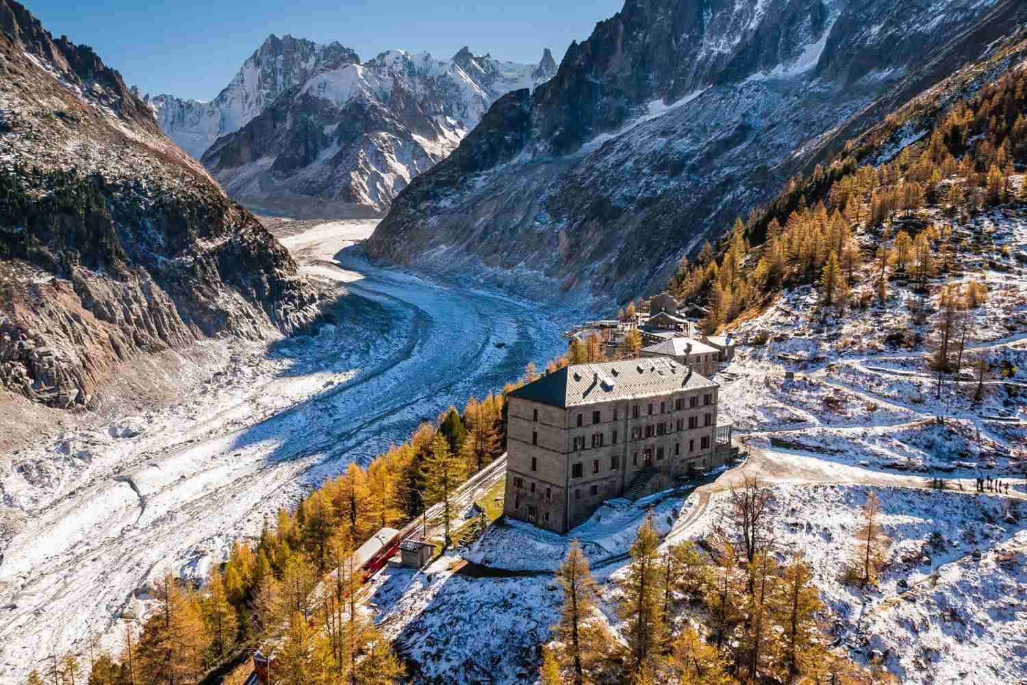 Refuge du Montenvers Chamonix, Rhone Alpes - France