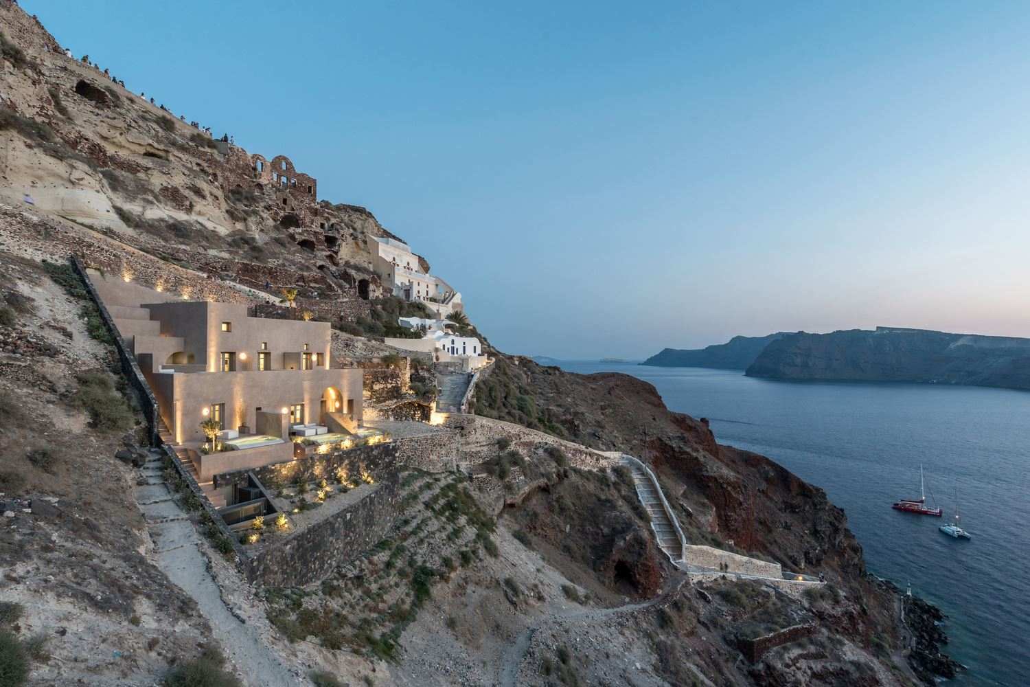 Old Castle Oia Santorini, Cycladic Islands - Greece