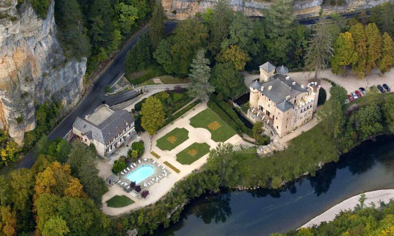Chateau De La Caze St Enimie, Languedoc Roussilon - France