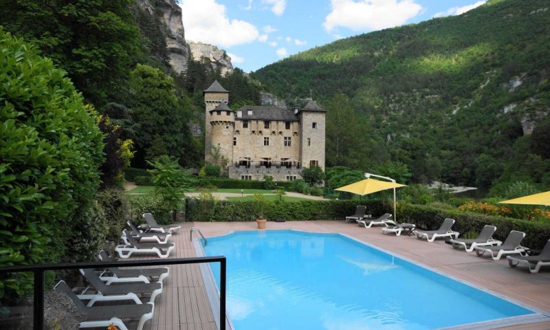 Chateau De La Caze St Enimie, Languedoc Roussilon - France