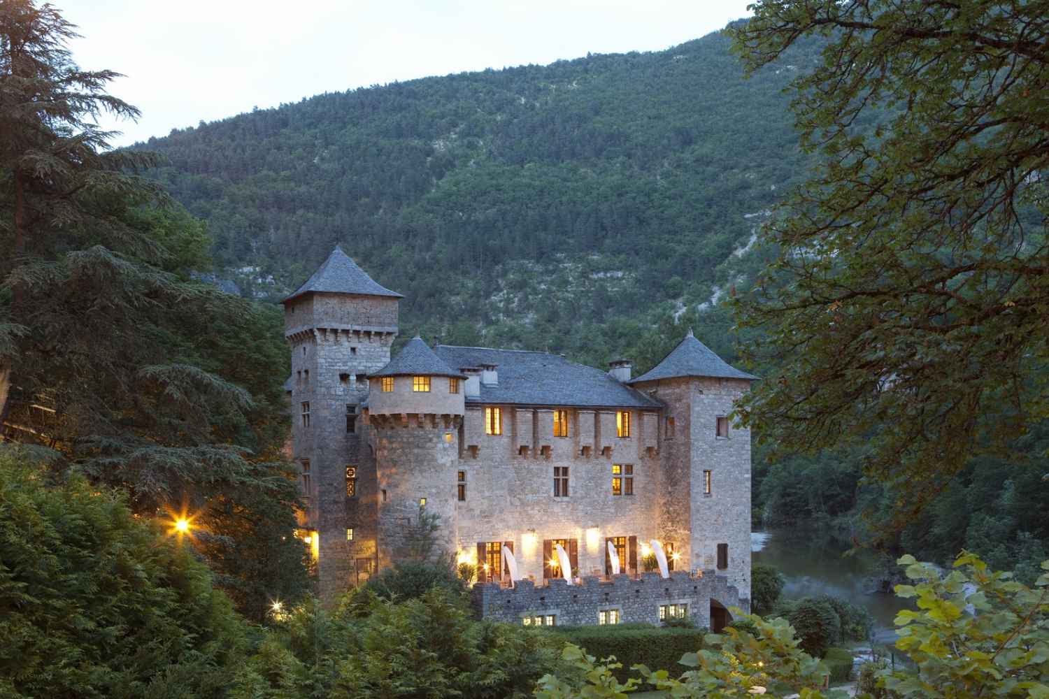 Chateau De La Caze St Enimie, Languedoc Roussilon - France